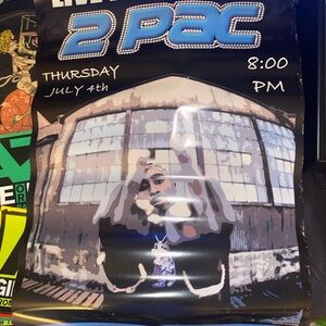 2pac house of blues poster used
